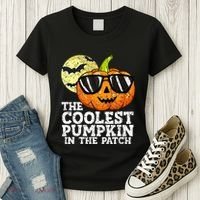 Halloween Coolest Pumpkin In The Patch Women's T-Shirt thumb 3