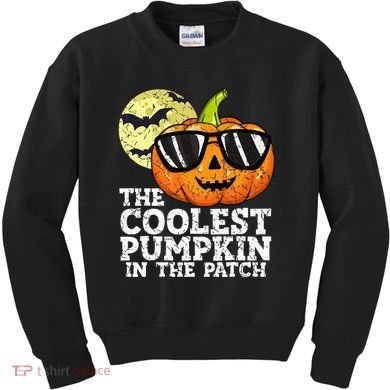 Halloween Coolest Pumpkin In The Patch Kids Sweatshirt