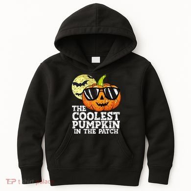 Halloween Coolest Pumpkin In The Patch Kids Hoodie
