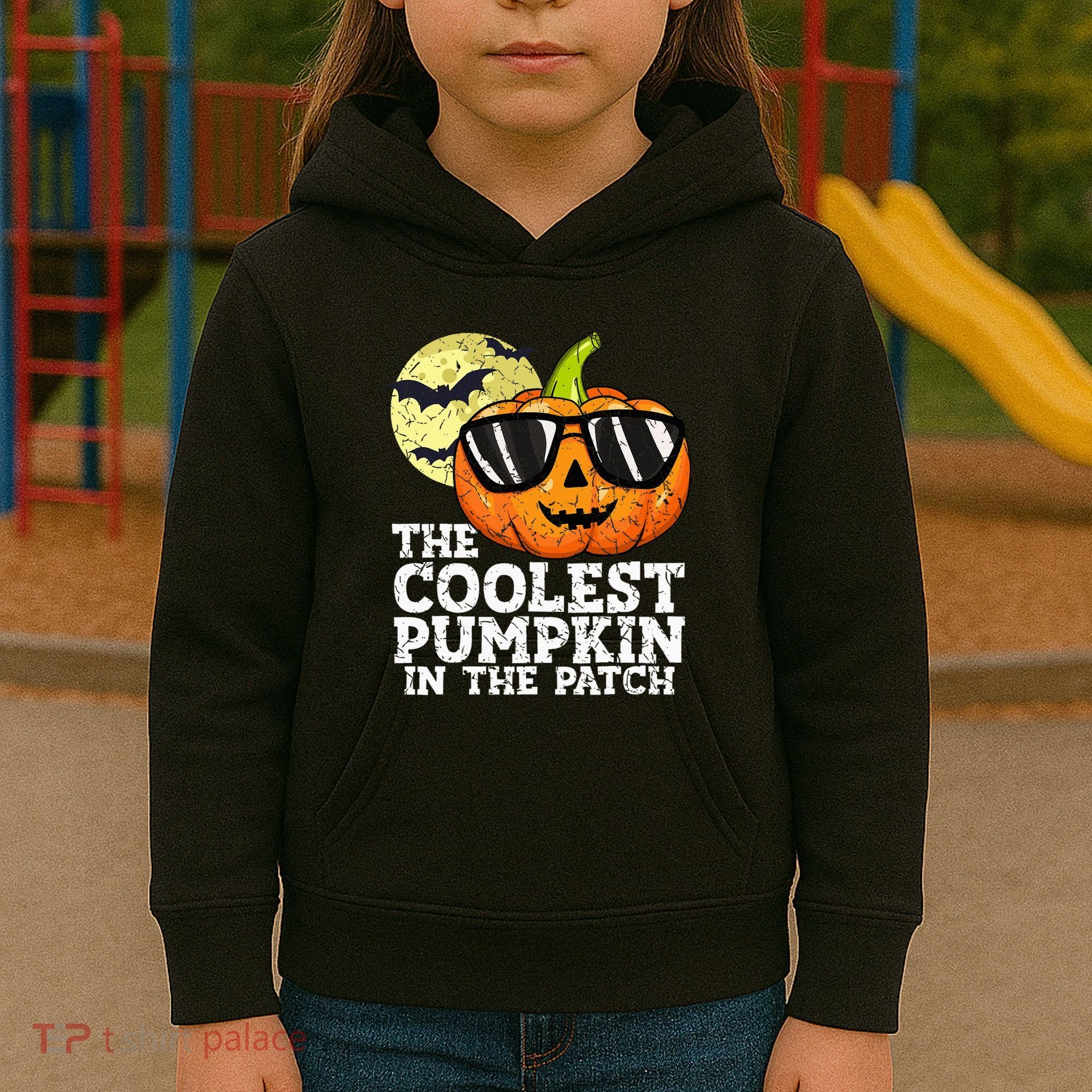 Halloween Coolest Pumpkin In The Patch Kids Hoodie