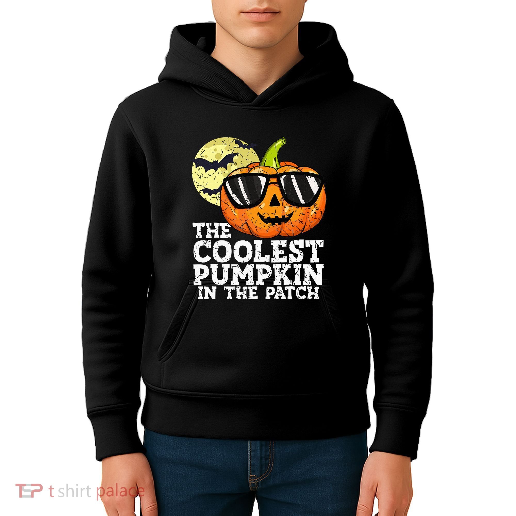 Halloween Coolest Pumpkin In The Patch Kids Hoodie