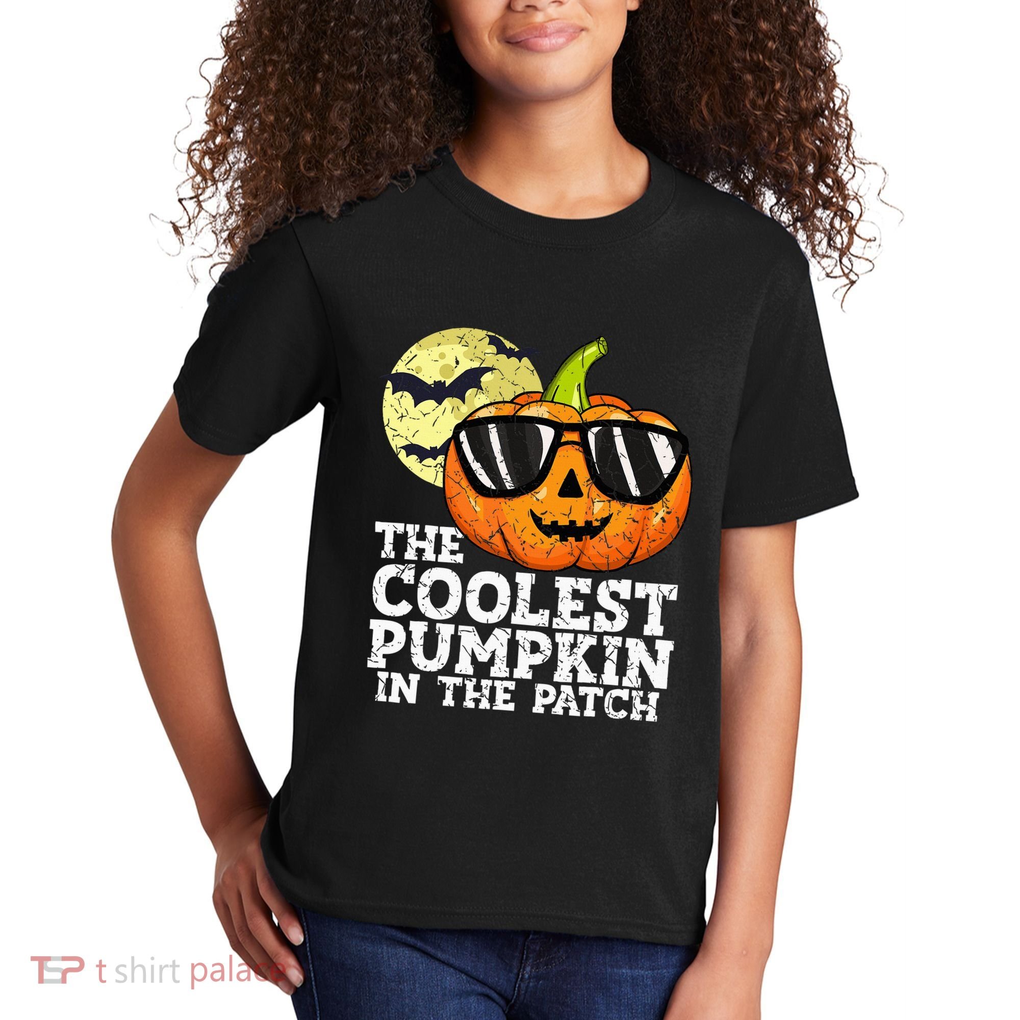Halloween Coolest Pumpkin In The Patch Kids T-Shirt