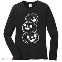 Halloween Cute Pumpkins Women's Long Sleeve Shirt thumb 0