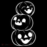 Halloween Cute Pumpkins Women's Long Sleeve Shirt thumb 2