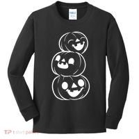 Halloween Cute Pumpkins Kids Long Sleeve Shirt thumb 0