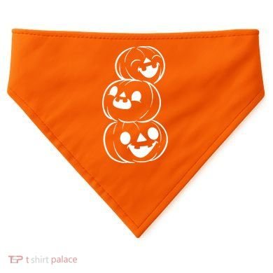 Halloween Cute Pumpkins USA-Made Doggie Bandana