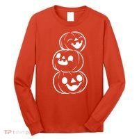 Halloween Cute Pumpkins Long Sleeve Shirt thumb 0
