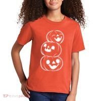 Halloween Cute Pumpkins Kids T-Shirt thumb 2