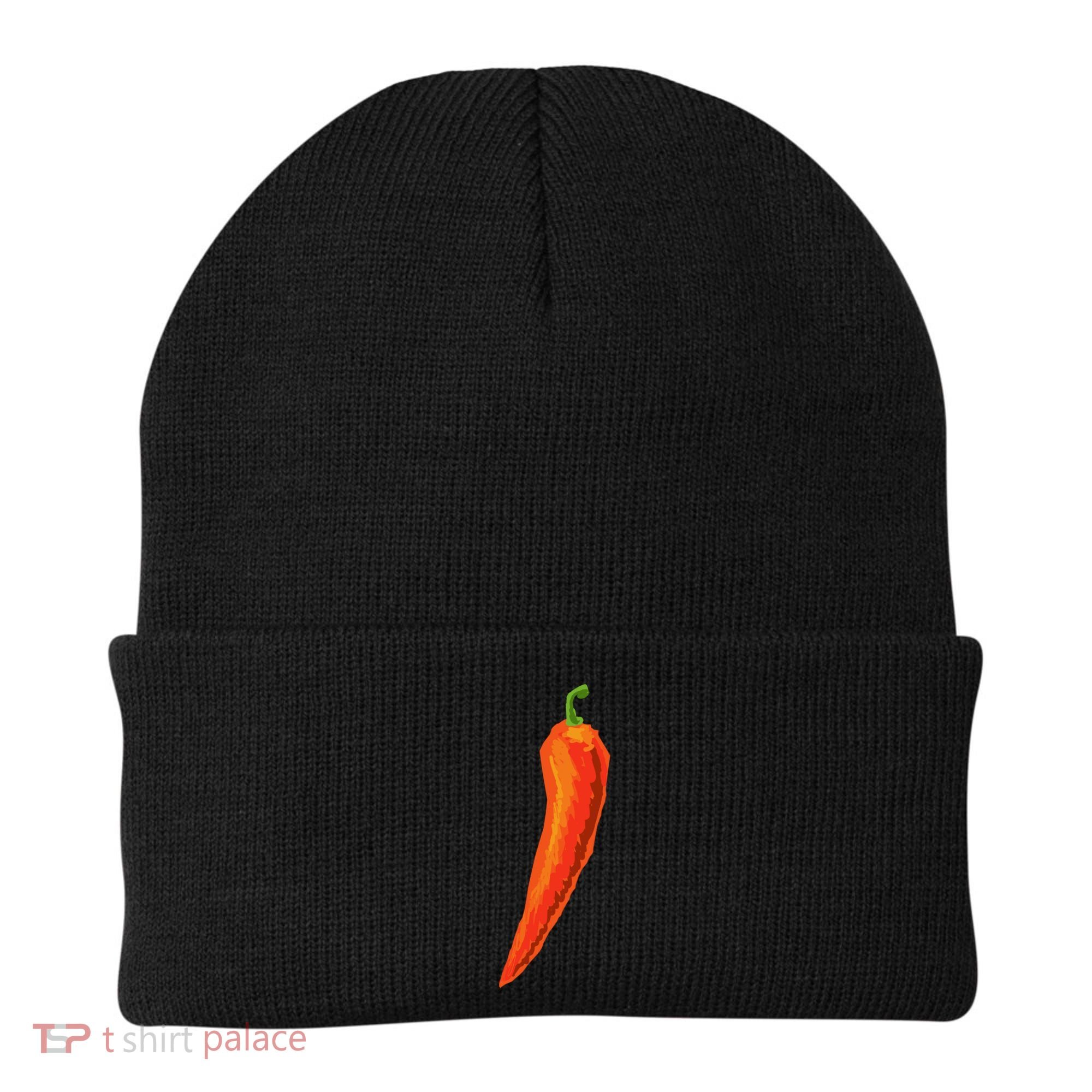Hot Chili Pepper Funny Gift For Spicy Food Lover Gift Beanie