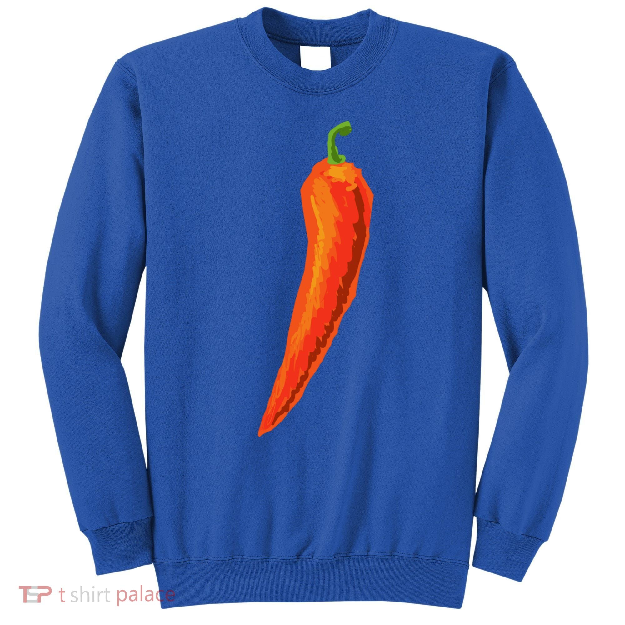 Hot Chili Pepper Funny Gift For Spicy Food Lover Gift Sweatshirt