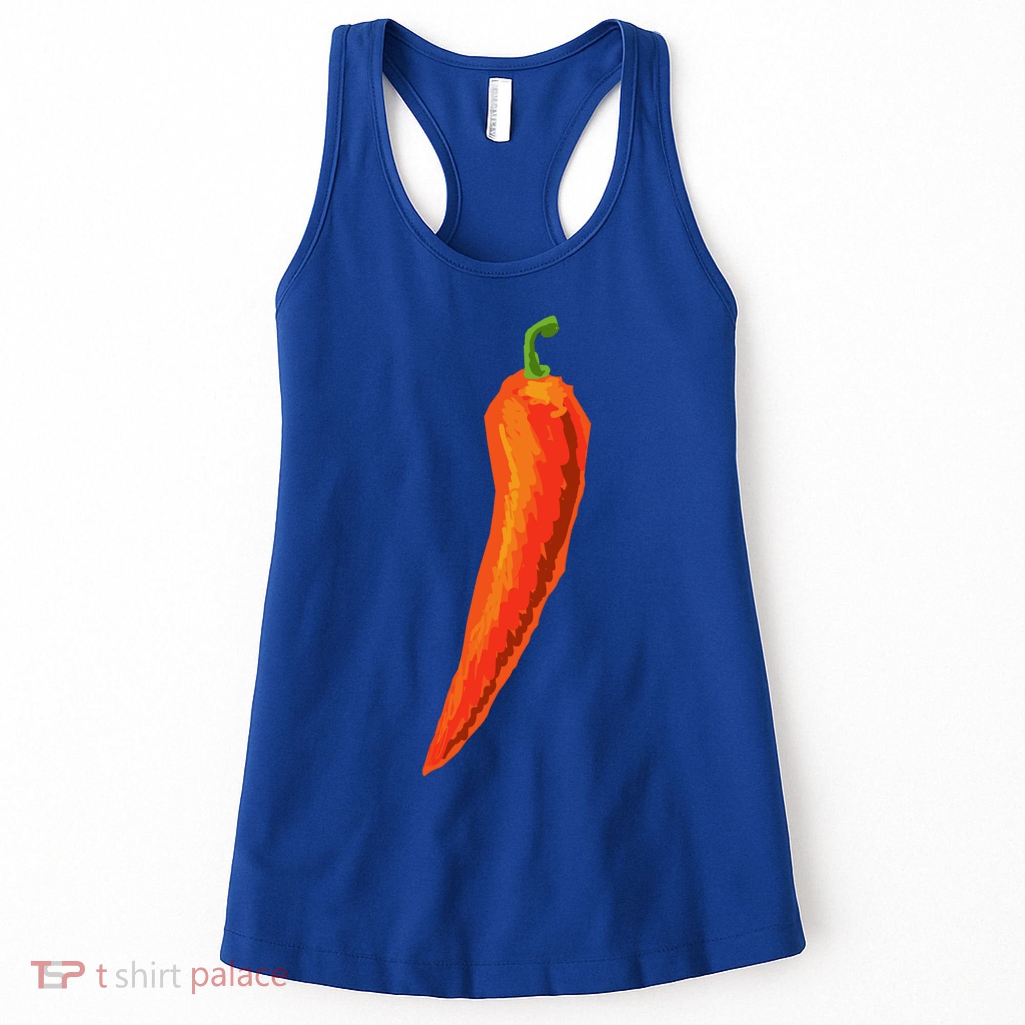 Hot Chili Pepper Funny Gift For Spicy Food Lover Gift Women's Tank Top