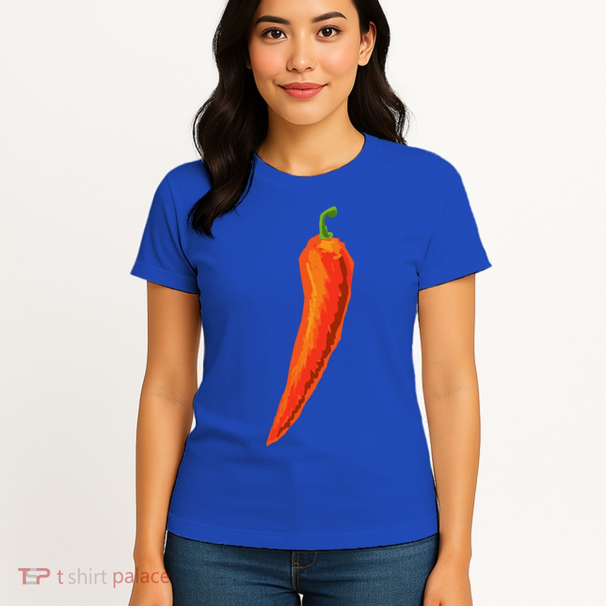 Hot Chili Pepper Funny Gift For Spicy Food Lover Gift Women's T-Shirt