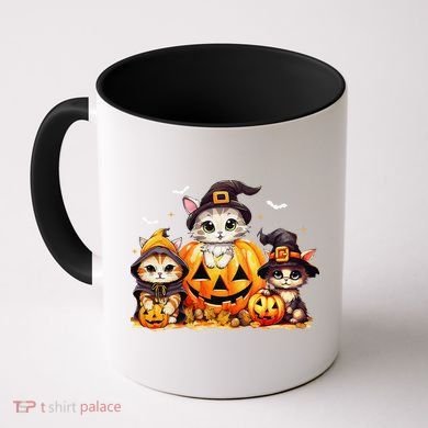 Halloween Cat Pumpkin Spooky Season Gift Coffee Mug