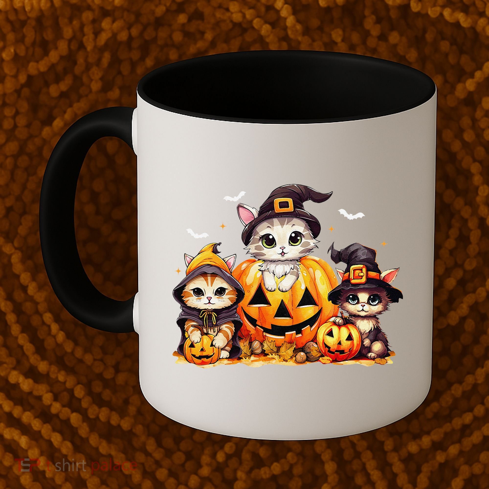 Halloween Cat Pumpkin Spooky Season Gift Coffee Mug