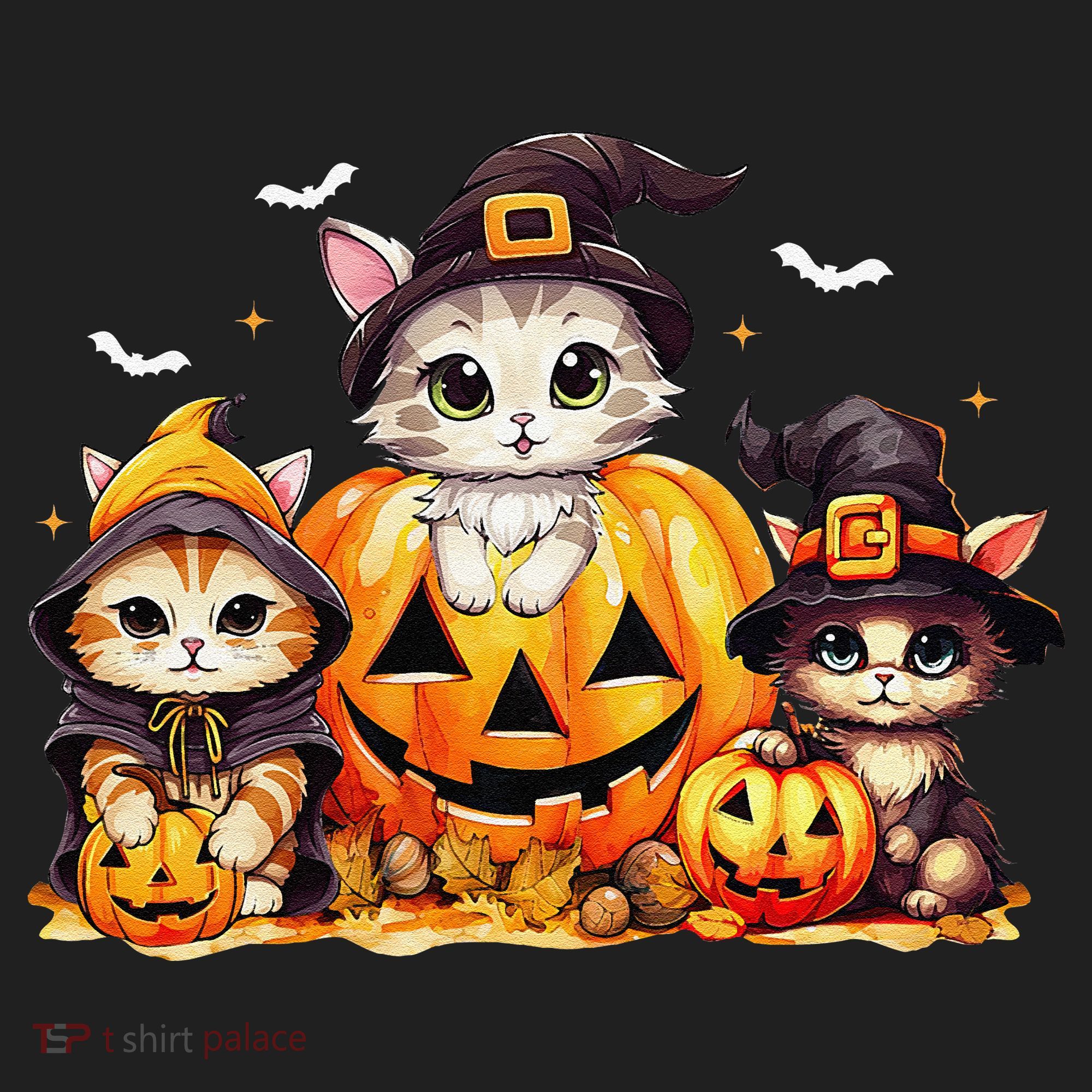 Halloween Cat Pumpkin Spooky Season Gift Beanie