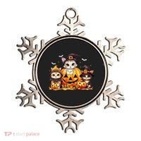 Halloween Cat Pumpkin Spooky Season Gift Ornament thumb 0