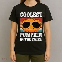 Halloween Coolest Pumpkin In The Patch T-Shirt thumb 4
