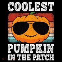 Halloween Coolest Pumpkin In The Patch T-Shirt thumb 7