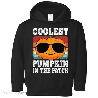 Halloween Coolest Pumpkin In The Patch Toddler Hoodie