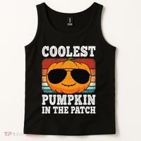 Halloween Coolest Pumpkin In The Patch Tank Top thumb 2