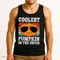 Halloween Coolest Pumpkin In The Patch Tank Top thumb 3