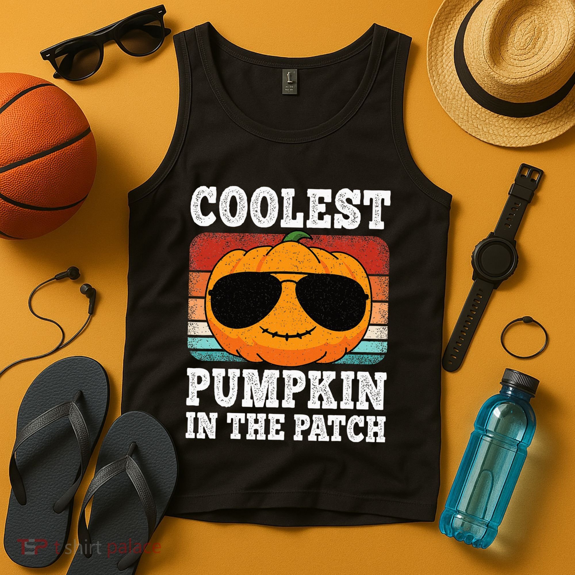 Halloween Coolest Pumpkin In The Patch Tank Top