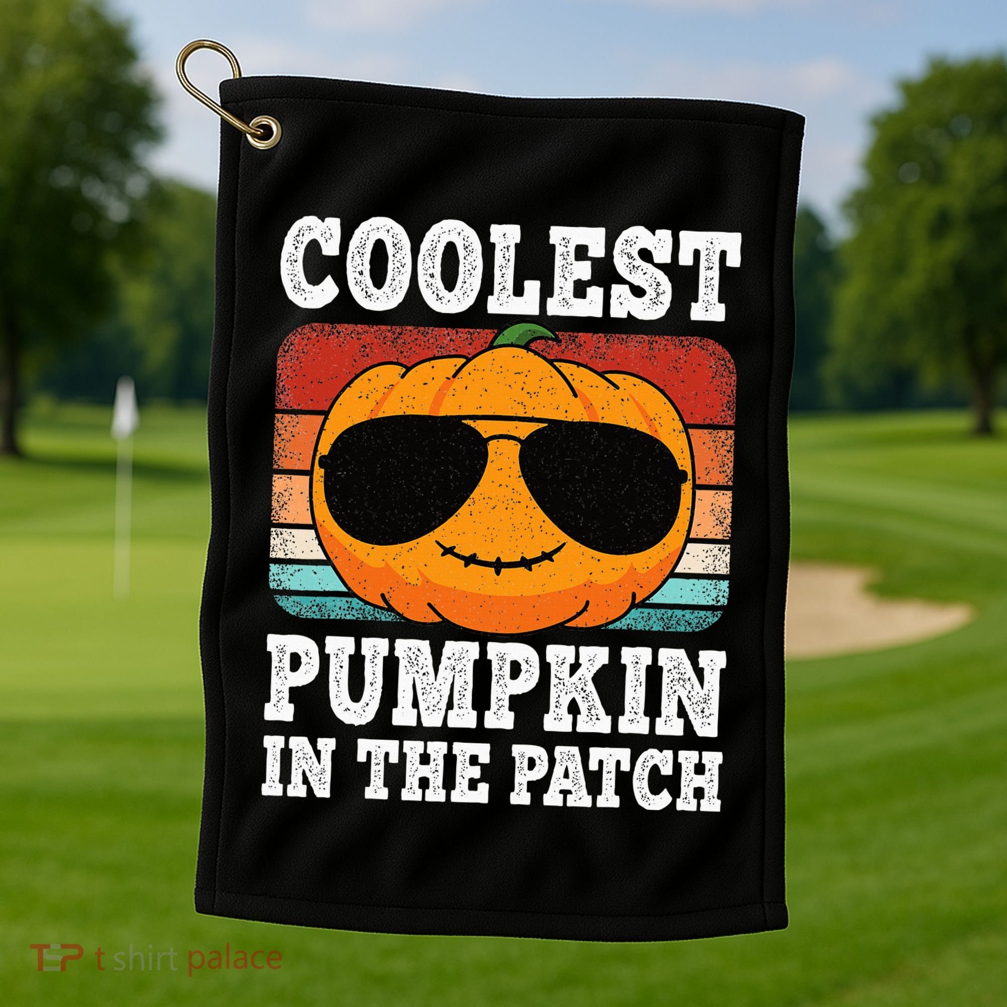 Halloween Coolest Pumpkin In The Patch Golf Towel