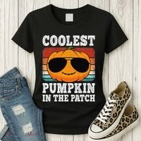 Halloween Coolest Pumpkin In The Patch Women's T-Shirt thumb 3
