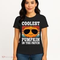 Halloween Coolest Pumpkin In The Patch Women's T-Shirt thumb 4