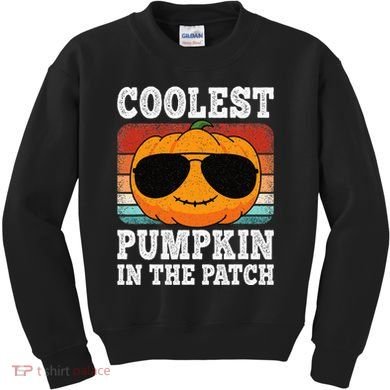 Halloween Coolest Pumpkin In The Patch Kids Sweatshirt