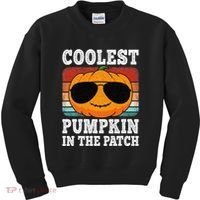 Halloween Coolest Pumpkin In The Patch Kids Sweatshirt thumb 0