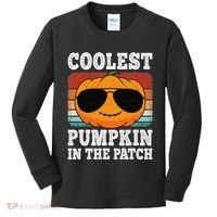 Halloween Coolest Pumpkin In The Patch Kids Long Sleeve Shirt thumb 0