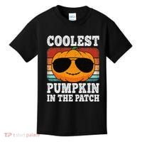 Halloween Coolest Pumpkin In The Patch Kids T-Shirt thumb 0