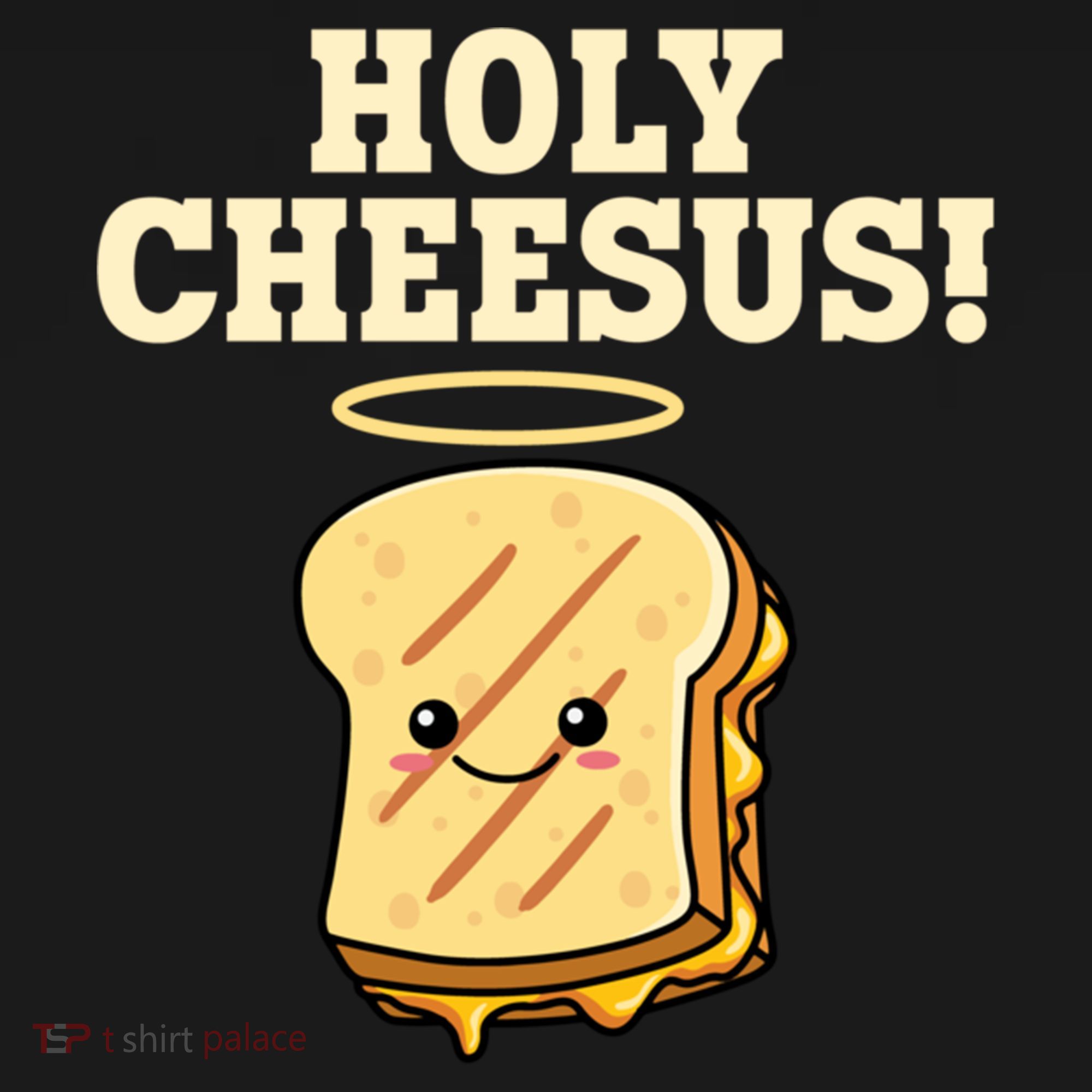 Holy Cheesus! Pun Grilled Cheese Lover Gift Bucket Hat