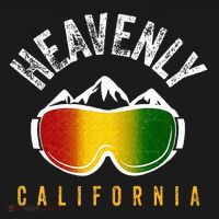 Heavenly California Rasta Lake Tahoe Jamaica Winter Reggae  Women's Hoodie thumb 2