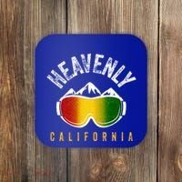 Heavenly California Rasta Lake Tahoe Jamaica Winter Reggae  Coaster thumb 0