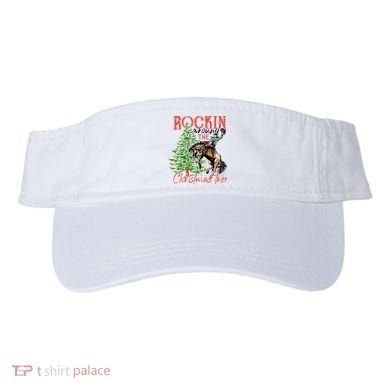 Hilarious Cowboy Rocking Christmas Tree Western Decor Visor
