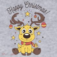 Happy Christmas Reindeer Holiday Women's Sweatshirt thumb 2