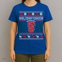 Holiday Cheer Red Solo Cup Christmas Beer Pong Ugly Sweater Gift T-Shirt thumb 4