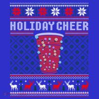 Holiday Cheer Red Solo Cup Christmas Beer Pong Ugly Sweater Gift T-Shirt thumb 7
