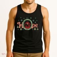Hope Christian Retro Christmas Religious Faith Bible Verses Graphic Plus Size Tank Top thumb 3
