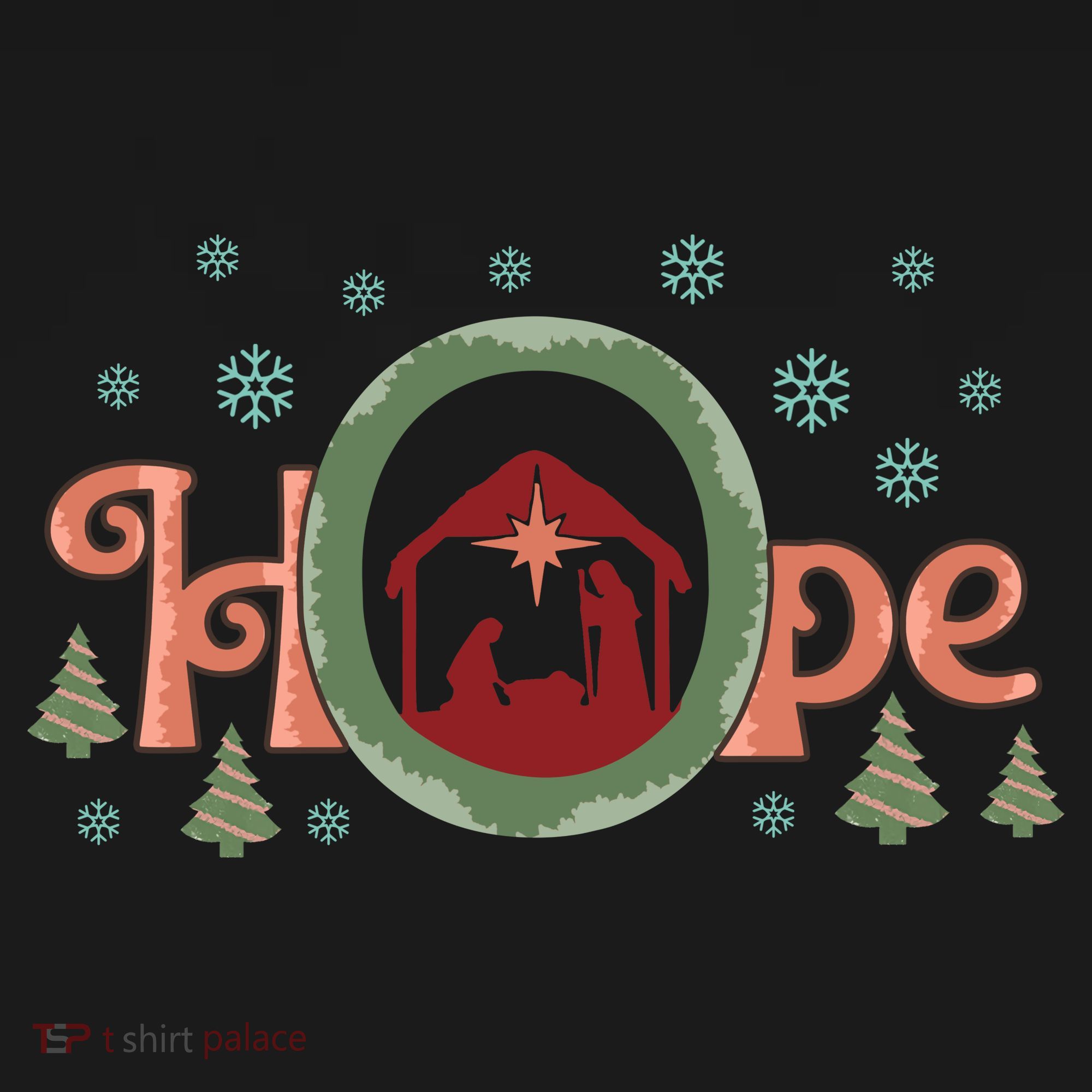 Hope Christian Retro Christmas Religious Faith Bible Verses Graphic Plus Size Kids Sweatshirt