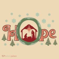 Hope Christian Retro Christmas Religious Faith Bible Verses Graphic Plus Size Toddler T-Shirt thumb 2