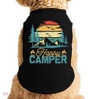 Happy Camper Retro Matching Camping Crew Doggie Tank thumb 0