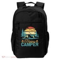 Happy Camper Retro Matching Camping Crew Backpack thumb 0