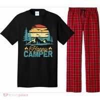 Happy Camper Retro Matching Camping Crew Pajama Set thumb 0