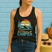 Happy Camper Retro Matching Camping Crew Women's Tank Top thumb 2