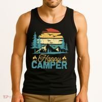Happy Camper Retro Matching Camping Crew Tank Top thumb 3