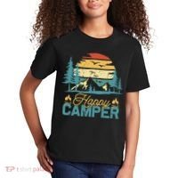 Happy Camper Retro Matching Camping Crew Kids T-Shirt thumb 2