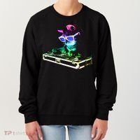 House Cat (Rainbow Dj Cat Kitty) Great Gift Women's Sweatshirt thumb 0